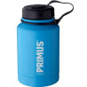 Bouteille isotherme Primus TrailBottle 50 cl bleue en acier inoxydable 18/8 avec large goulot pour randonnée et travail