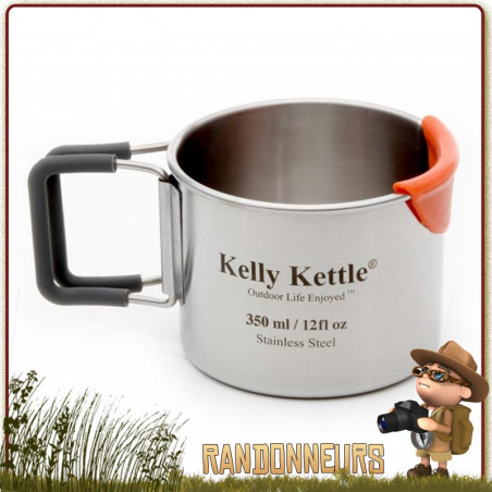 Tasse Acier Inox ultra robuste 35 cl Kelly Kettle