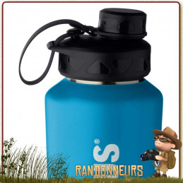 Gourde trekking primus trailbottle Inox 60 cl Bleue pour randonner bushcraft