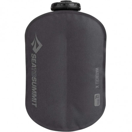 Réservoir souple Sea to Summit Watercell X en nylon 400D avec doublure TPU pour eau potable, trek et camping.