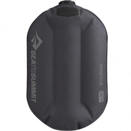 Jerrican souple Sea to Summit Watercell X 20 litres réservoir eau potable trekking camping avec mode douche.