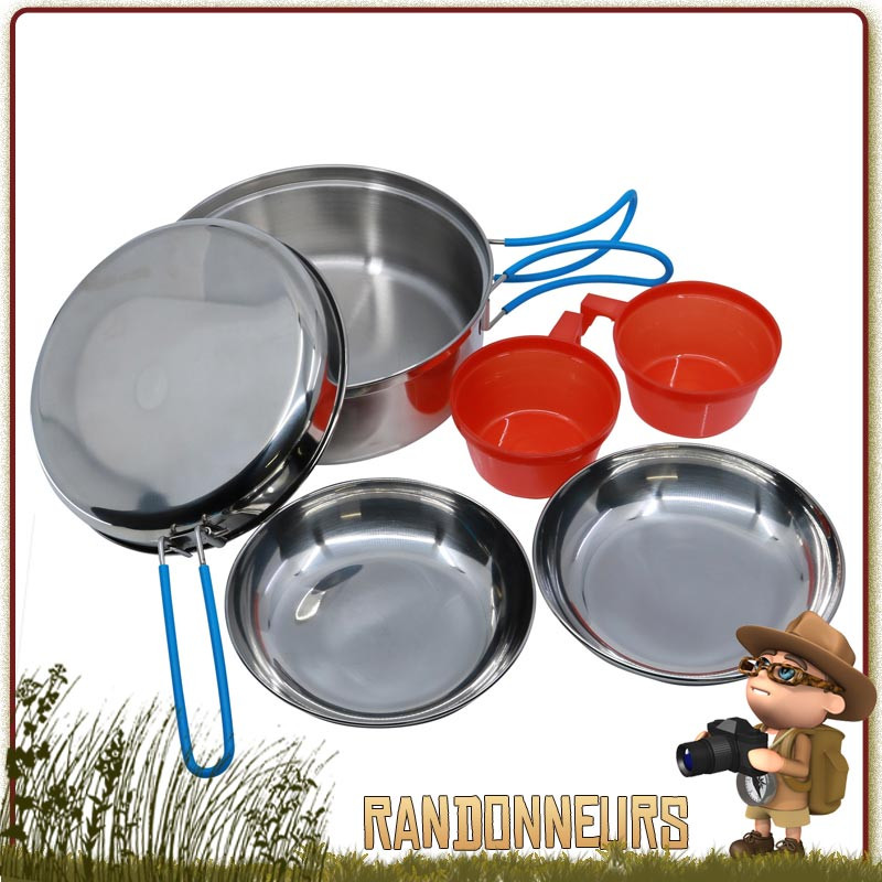 Assiette alu 16 cm CAO pour randonnée et camping.