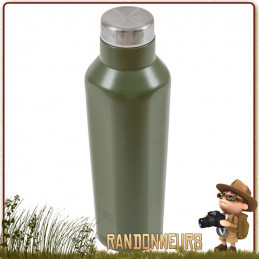 Bouteille Inox Isotherme Ashta 50cl Highlander Vert armée militaire