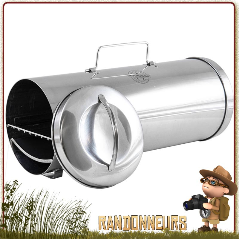 Fumoir Muurikka pour cuire et fuler viande poissons bivouac bushcraft