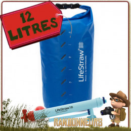 système de filtration d'eau Mission 12 Litres Lifestraw est un filtre portable de traitement de l'eau potable