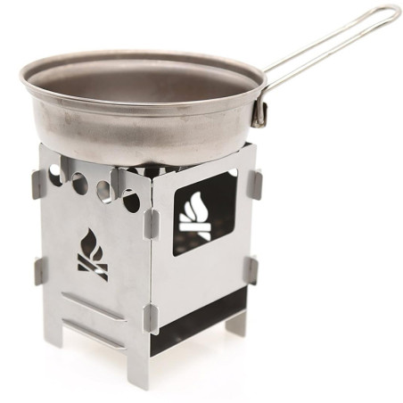 RECHAUD BOIS PLIANT BUSHBOX BUSHCRAFT ESSENTIALS