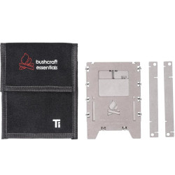 RECHAUD BOIS BUSHBOX LF TITANE BUSHCRAFT ESSENTIALS ULTRA LEGER