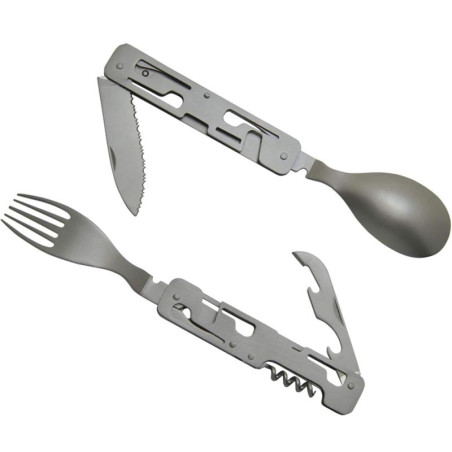 SET DE COUVERTS INOX PAPAYAGO BALADEO MULTIFONCTIONS