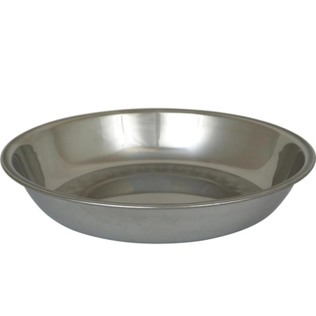 ASSIETTE INOX CREUSE 22 CM CAO DE CAMPING