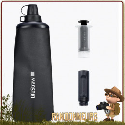 GOURDE FILTRATRION LIFESTRAW FLEX PEAK 650 ml randonnee ultra legere survie nature