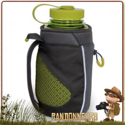 Sac porte-bouteille d'eau avec sangle, poudres thermos, couvercle