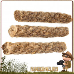 Cordelettes Amadou Origin Outdoors pour allumer un feu bushcraft survie