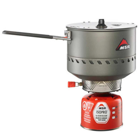 réchaud reactor msr avec popote à échangeur thermique optimisée 2.5 litres