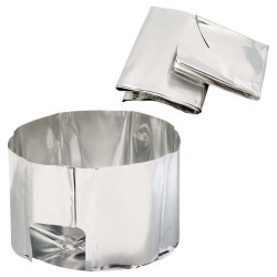 Réflecteur de chaleur et pare vent windscreen en aluminium pour réchauds MSR