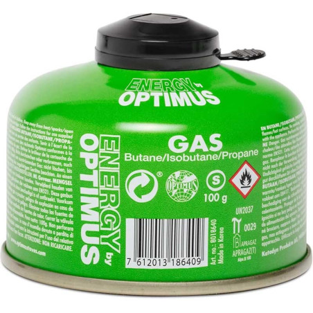 Cartouche Gaz Optimus Energy 100g Valve EN417 4 Saisons
