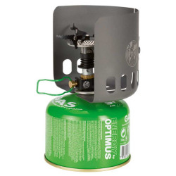 Pare-vent Optimus aluminium anodisé pour réchaud gaz EN417 compatible Crux et Crux Lite
