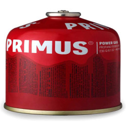 Cartouche gaz Primus Power Gas 230g propane isobutane compatible réchaud randonnée norme EN417