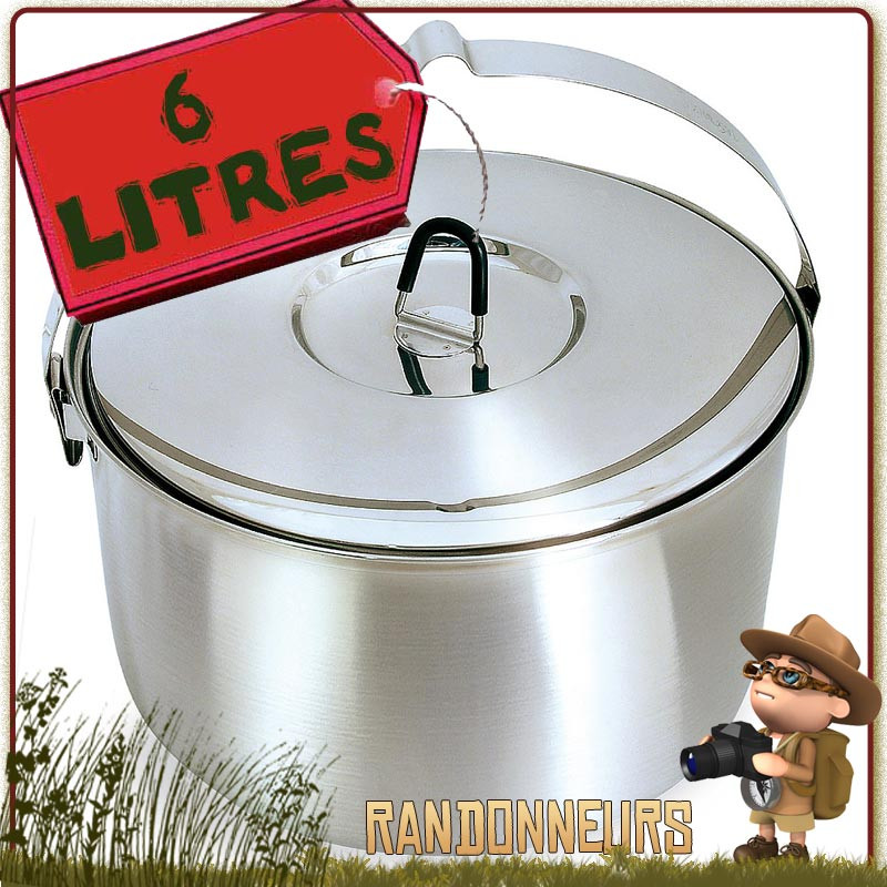 Casserole Familiale Inox 6 Litres Tatonka camping bushcraft nature