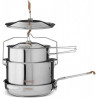 Set popote inox Primus CampFire Large 5 pièces casseroles poêle camping bushcraft