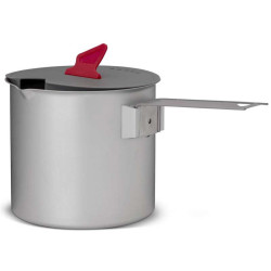 Popote Primus Essential Trek Pot 0,6L casserole camping aluminium anodisé avec couvercle passoire randonnée bivouac