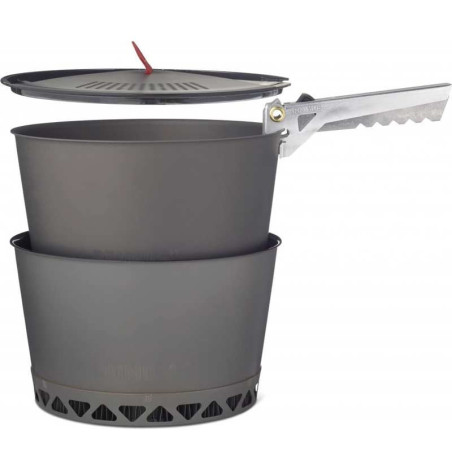 Set popote Primus PrimeTech 2.3L batterie cuisine camping aluminium anodisé casseroles avec échangeur thermique