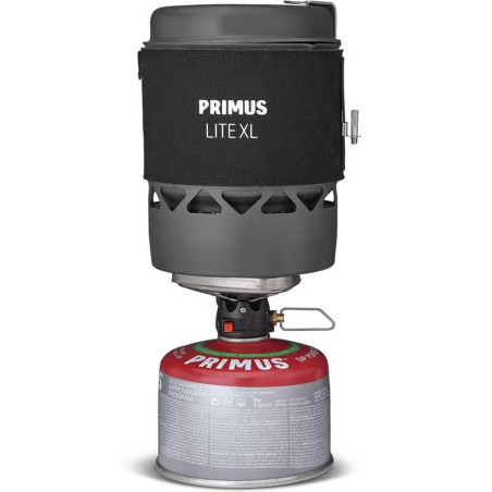 Popote réchaud Primus Lite XL système cuisson randonnée popote 1L échangeur thermique brûleur piezo