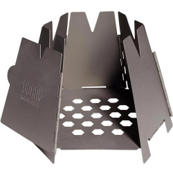 réchaud bois titane Vargo hexagon pliable randonnée bushcraft