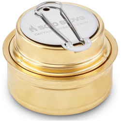 Brûleur à alcool Solo Stove laiton compact réchaud secours camping randonnée