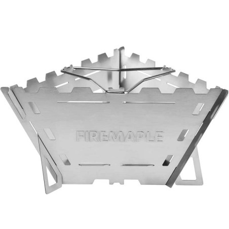 Réchaud bois Fire Maple Maverick triangle pliable acier inox bushcraft camping