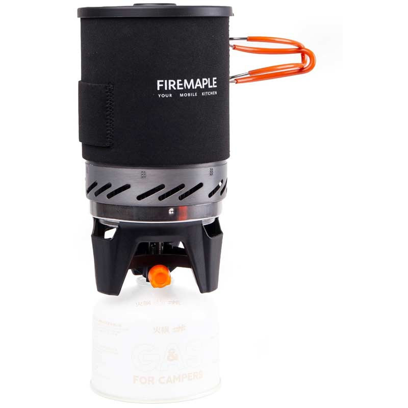 Réchaud Optimus Crux Lite + Set De Cuisine Solo 0,6 L – Compact, Ultra-léger, Avec Marmite Et Poêle