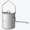 Popote Fire Maple Frost 0.9L aluminium anodisé légère poignée suspension randonnée bivouac