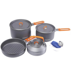 Set cuisine camping Fire Maple Feast 4 aluminium complet groupe