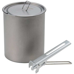 Popote titane SOTO Titanium Pot 750 ultralight compacte avec couvercle pour randonnée et bivouac