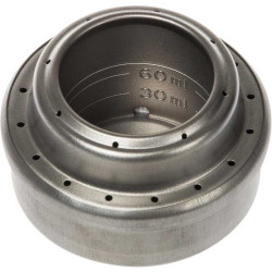 Brûleur à alcool Evernew titane ultraléger pour randonnée minimaliste et trek longue distance