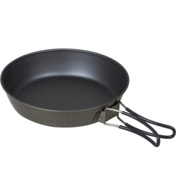Poêle Evernew Titanium Non-Stick Frying Pan 18 cm titane antiadhésive pour trek et randonnée légère