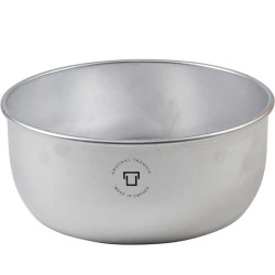 Casserole Trangia 1 L série 27 aluminium simple sans manche pour randonnée légère, trek solo et bivouac minimaliste