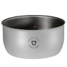 Casserole Trangia 1 L Outer Duossal série 27 aluminium inox premium sans manche pour randonnée légère et trek durable
