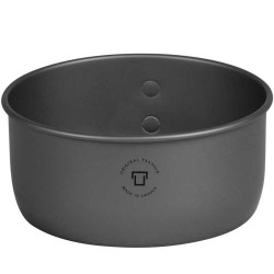 Casserole Trangia 1 L Outer hard anodized série 27 sans manche pour randonnée légère, trek et bivouac minimaliste