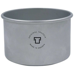 Micro casserole Trangia Pot Micro 0,5 L aluminium ultralégère pour randonnée légère, trek solo et bivouac minimaliste