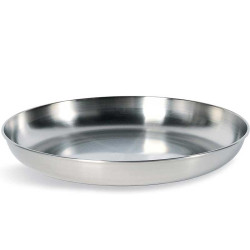 Assiette inox Tatonka Large Plate bushcraft bivouac camp feu de camp robuste durable