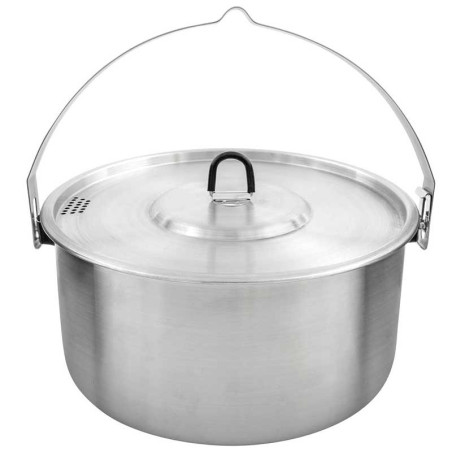 Popote inox Tatonka Kettle II 4 litres bushcraft camp feu de camp groupe robuste durable