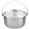 Popote inox Tatonka Kettle II 4 litres bushcraft camp feu de camp groupe robuste durable