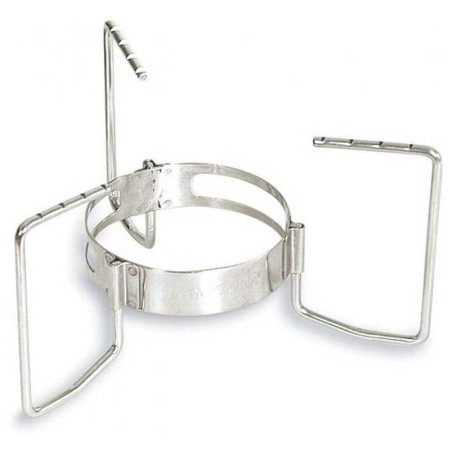 Support brûleur alcool inox Tatonka Stand Alcohol Burner bushcraft bivouac trekking robuste