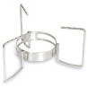 Support brûleur alcool inox Tatonka Stand Alcohol Burner bushcraft bivouac trekking robuste