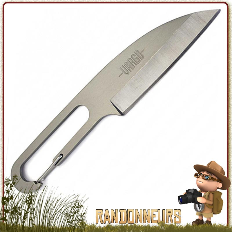 Couteau ultra léger et non moins robuste, le couteau Titane Wharn de Vargo est un couteau très tranchant
