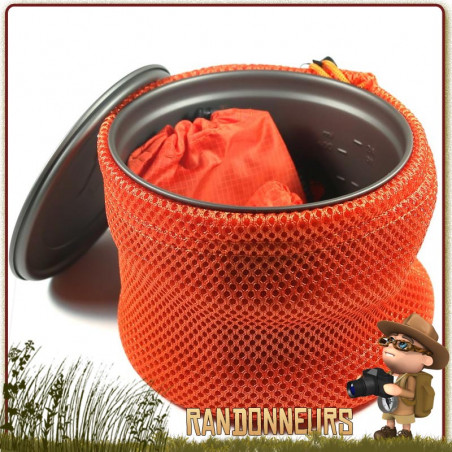 TITANIUM 2000ML POT WITH BAIL HANDLE