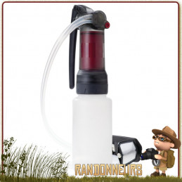 filtre GUARDIAN de MSR est un filtre pompe qui permet de purifier l'eau présente dans la nature en randonnée
