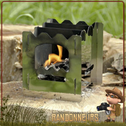 Le réchaud à bois Hobo Stove BK1 Petromax a été conçu pour la randonnée bushcraft survie nature