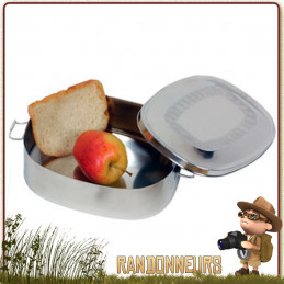 porte aliment lunch box acier inoxydable grand volume relags utilisable en gamelle bushcraft avec pince preneuse
