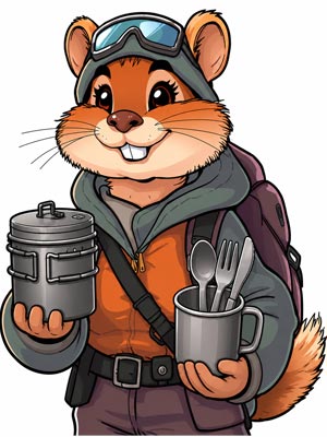 Popote individuelle camping et randonnée pour cuisiner seul en bivouac, trek et randonnée nature.
